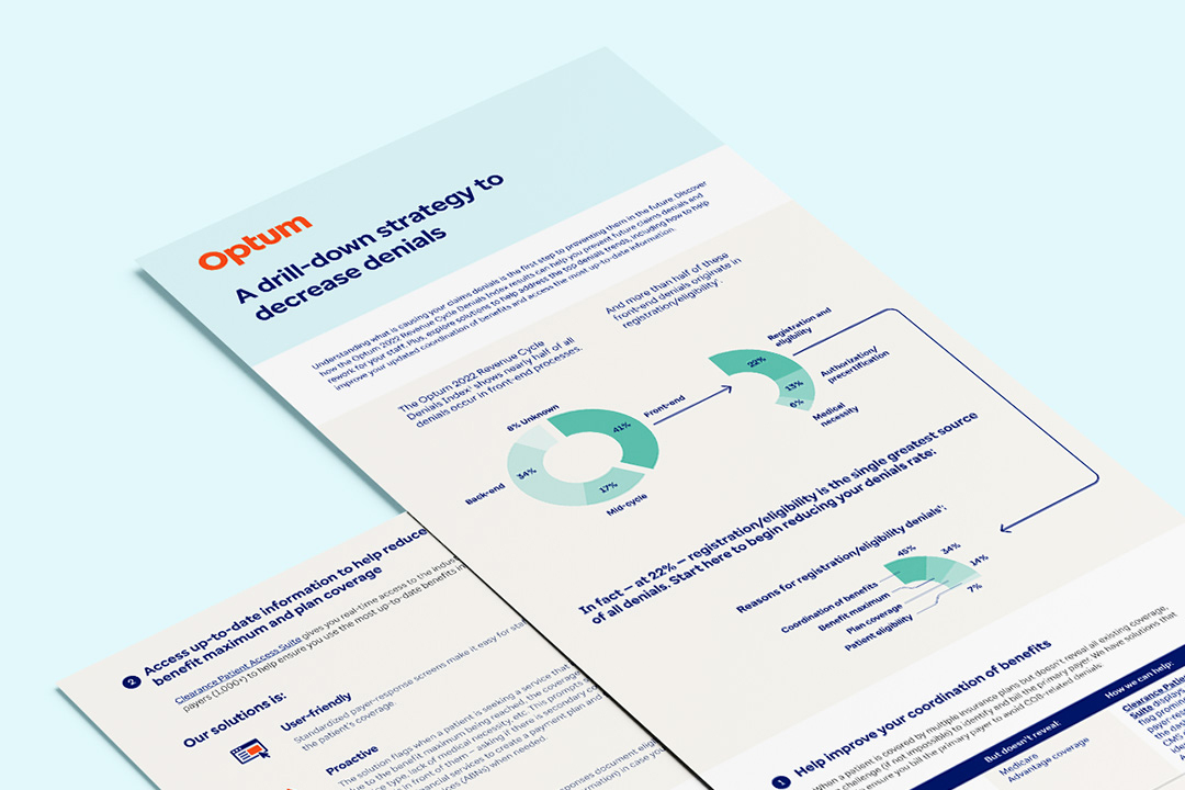 A Drill-Down Strategy to Decrease Denials | Optum  