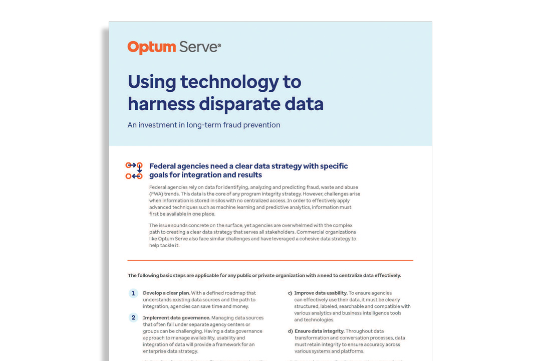 Steps to Harness Disparate Data for Federal Agencies 