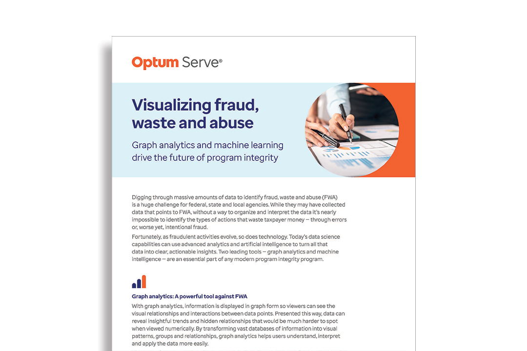 Visualizing Fraud, Waste & Abuse to Drive Program Integrity